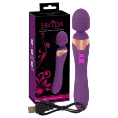 Javida Double - vibrador masajeador doble - silicona lila
