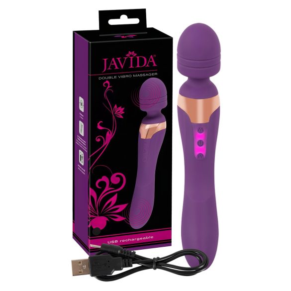 Javida Double - Vibrador Masajeador (Púrpura)
