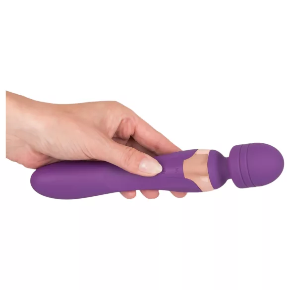 Javida Double - vibrador masajeador doble - silicona lila