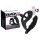 Vibrador anal negro Black Velvet con anillo para pene y testículos