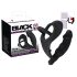Vibrador anal negro Black Velvet con anillo para pene y testículos