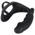 Vibrador anal negro Black Velvet con anillo para pene y testículos