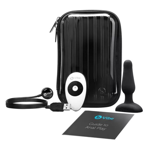 b-Vibe Novice - consolador anal para principiantes con vibración
