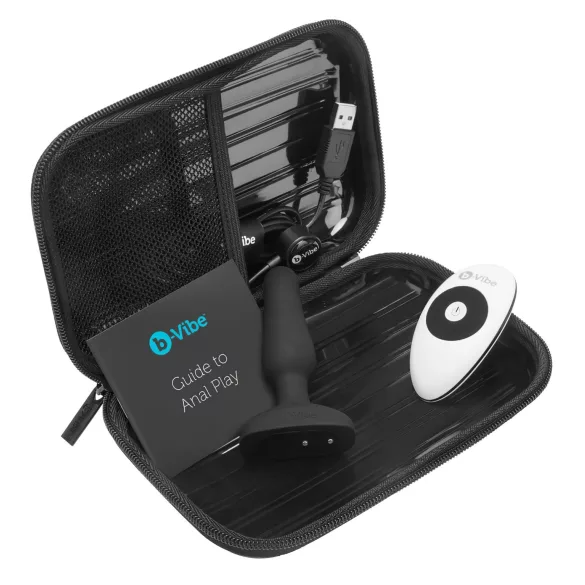 b-Vibe Novice - consolador anal para principiantes con vibración
