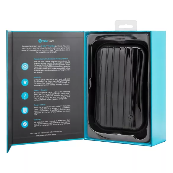 b-Vibe Novice - consolador anal para principiantes con vibración