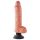 Vibrador King Cock 10 con ventosa (25 cm) - natural