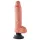 King Cock - Consolador realista con ventosa y vibración - 25 cm - color piel