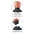 Vibrador King Cock 25 cm con ventosa - natural