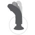 Vibrador King Cock 10 con ventosa (25 cm) - natural