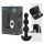 b-Vibe - Vibrador anal tripartito recargable (negro)