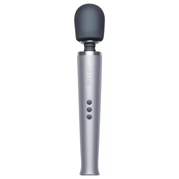 le Wand - masajeador vibrador recargable de lujo - plata