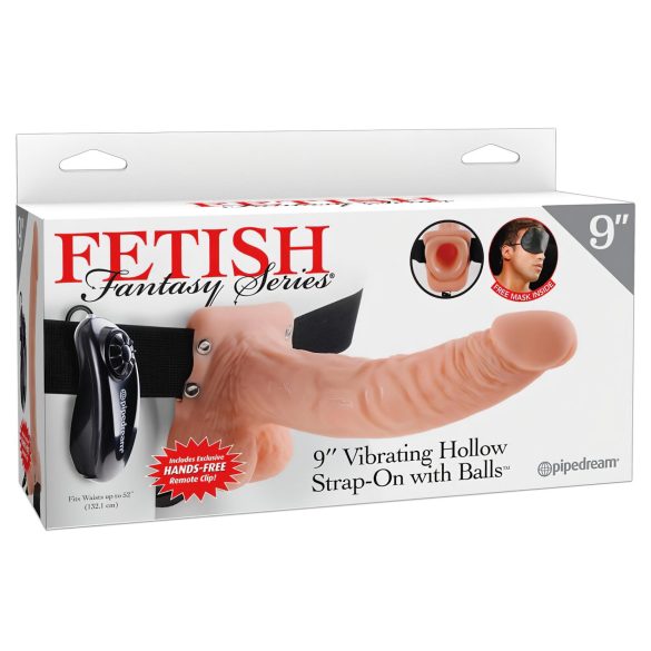 Arnés Fetiche 9 - Vibrador Ajustable (natural)