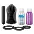PDX Elite - vibrador de pene de silicona (negro)