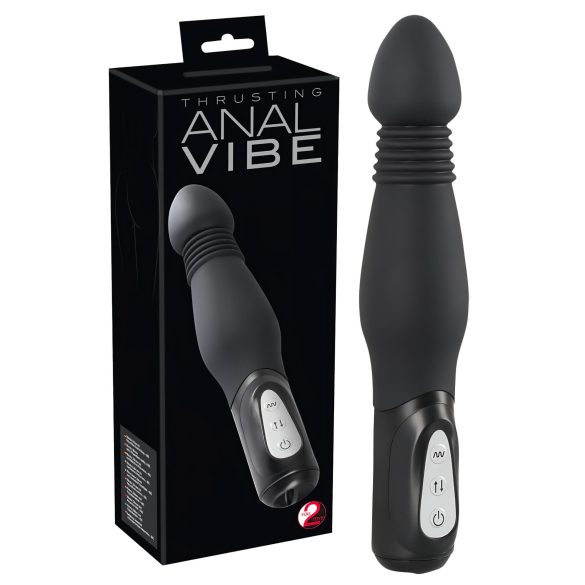 You2Toys - Vibrador Anal Empuje (Negro)
