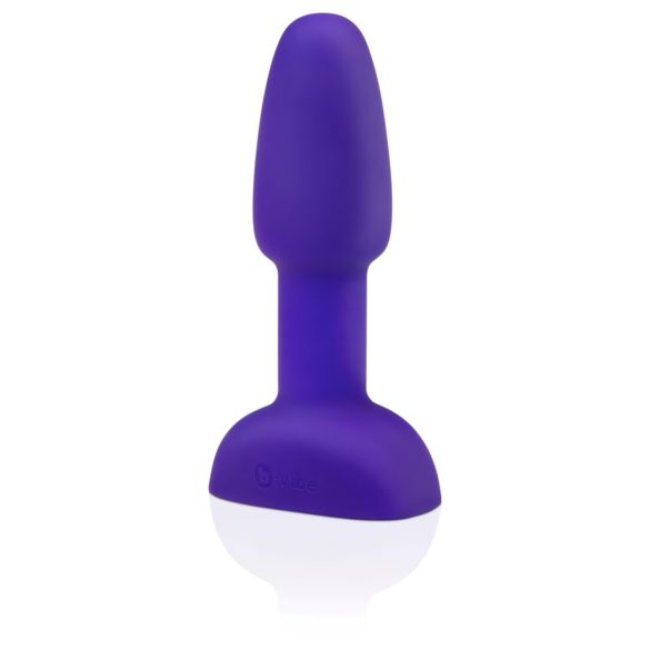b-Vibe Rimming - Vibrador anal con perlitas giratorias (lila)