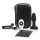 b-Vibe Rimming - Vibrador anal giratorio con cuentas (negro)