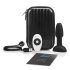 b-Vibe Rimming - Vibrador anal giratorio con cuentas (negro)