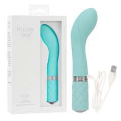 Pillow Talk Sassy - vibrador punto G con batería (turquesa)