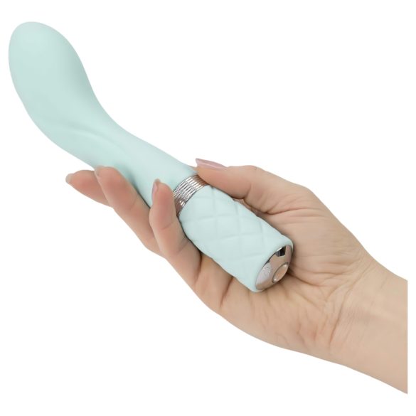 Pillow Talk Sassy - vibrador punto G recargable - silicona turquesa