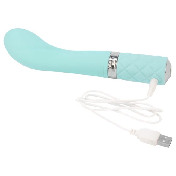 Pillow Talk Sassy - vibrador punto G recargable - silicona turquesa
