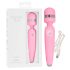 Pillow Talk Cheeky Wand - vibrador masajeador recargable (rosa)