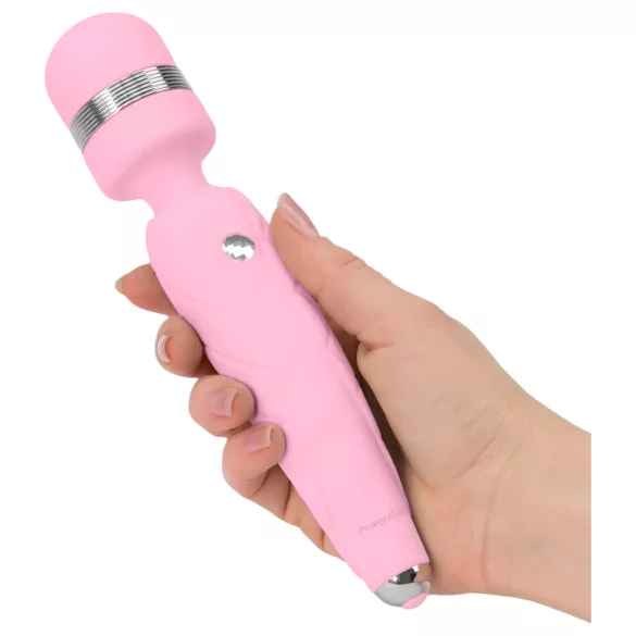Pillow Talk Cheeky Wand - vibrador masajeador recargable (rosa)