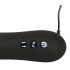 You2Toys - Push it - Vibrador anal recargable con empuje (negro)