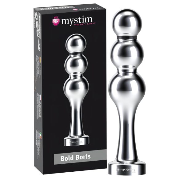 Mystim Bold Boris - Dildo eléctrico con esferas