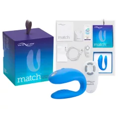   We-Vibe Match - vibrador para parejas recargable resistente al agua azul