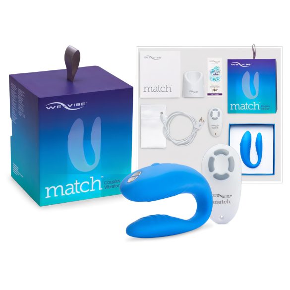 We-Vibe Match - vibrador para parejas, sumergible y recargable (azul)