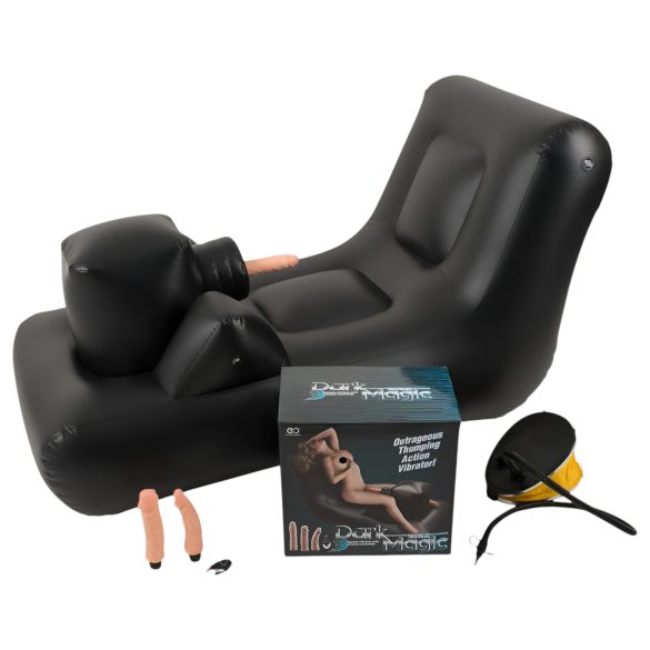Magia Oscura - máquina sexual con cama (negro)