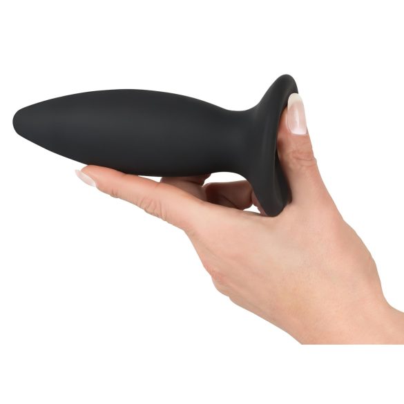 Black Velvets - vibrador anal recargable para principiantes - pequeño negro