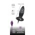 Black Velvet S - mini vibrador anal para principiantes (negro)