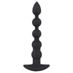 Black Velvet - vibrador anal de 5 bolas (negro)