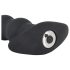 Black Velvet - Vibrador anal recargable de 5 cuentas (negro)