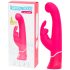 Happyrabbit G-spot - vibrador rosa resistente al agua con estimulador de clítoris