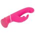 Happyrabbit G-spot - vibrador rosa resistente al agua con estimulador de clítoris