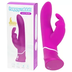   Happyrabbit Curve - vibrador conejito para clítoris - resistente al agua - lila
