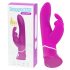 Happyrabbit Curve - vibrador resistente al agua con estimulador de clítoris (lila)
