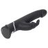 Happyrabbit Realista - vibrador impermeable con estimulador de clítoris