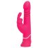 Happyrabbit Thrusting - vibrador con empuje y estimulador rosa