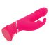 Happyrabbit Thrusting - Vibrador recargable con movimiento y estimulador (rosa)