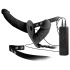 Double Thruster - arnés negro doble vibrador