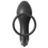 Analfantasy - vibrador anal con anillo para pene (negro)