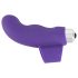 SMILE Finger - vibrador de dedo ondulado de silicona (lila)