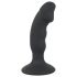 Black Velvet - consolador anal negro recargable con pene