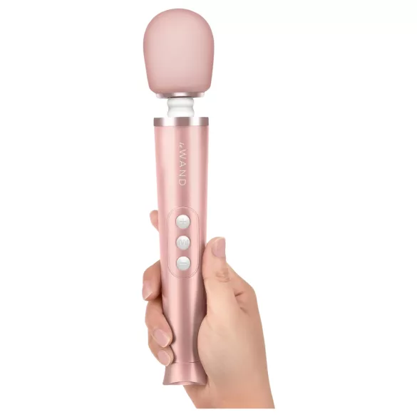 Le Wand Petite - vibrador masajeador exclusivo - color rosa dorado