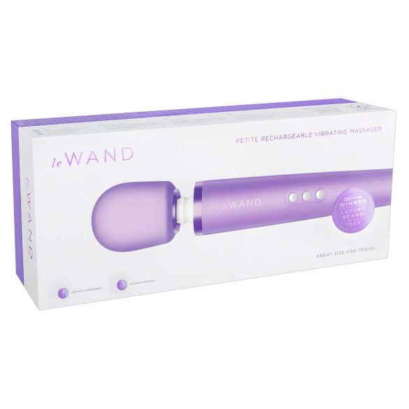 Le Wand Petite - exclusivo masajeador vibrador recargable (morado)