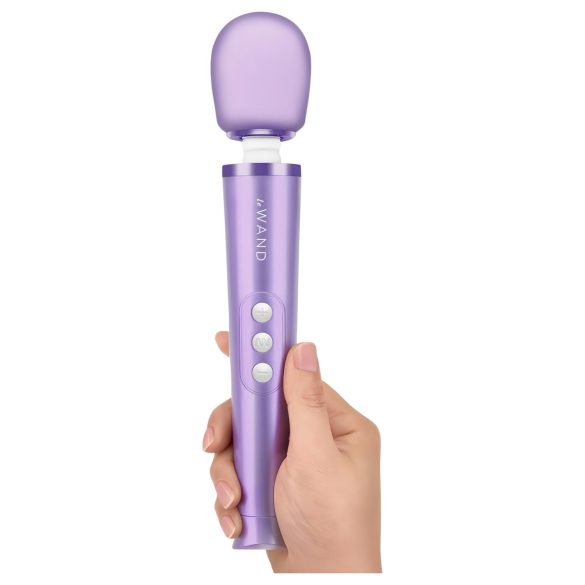 Le Wand Petite - masajeador recargable vibrador compacto silicona lila