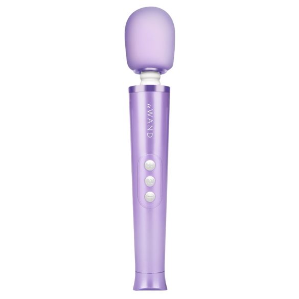 Le Wand Petite - masajeador recargable vibrador compacto silicona lila
